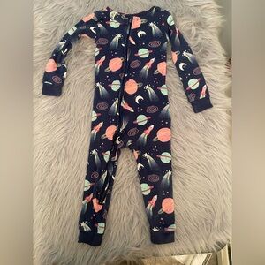Simple Joy’s Navy Space-Themed Kids One Piece